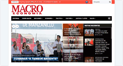 Desktop Screenshot of macroeconomia.com.mx