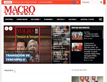 Tablet Screenshot of macroeconomia.com.mx